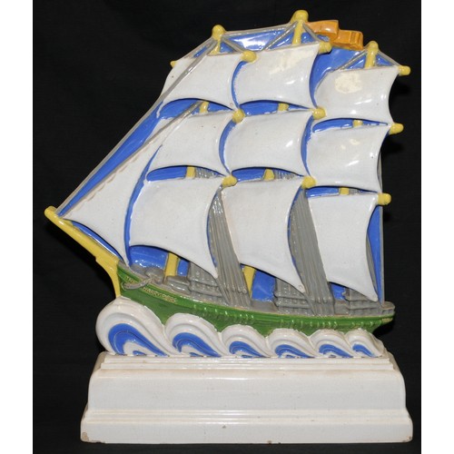 371 - Poole Pottery Carter Stabler Adams exceptionally hard to find architechtural faience sculpture of a ... 