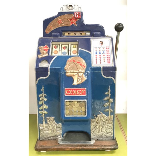 3 - Jennings 4 star Chief slot machine, working on 6d with keys etc.