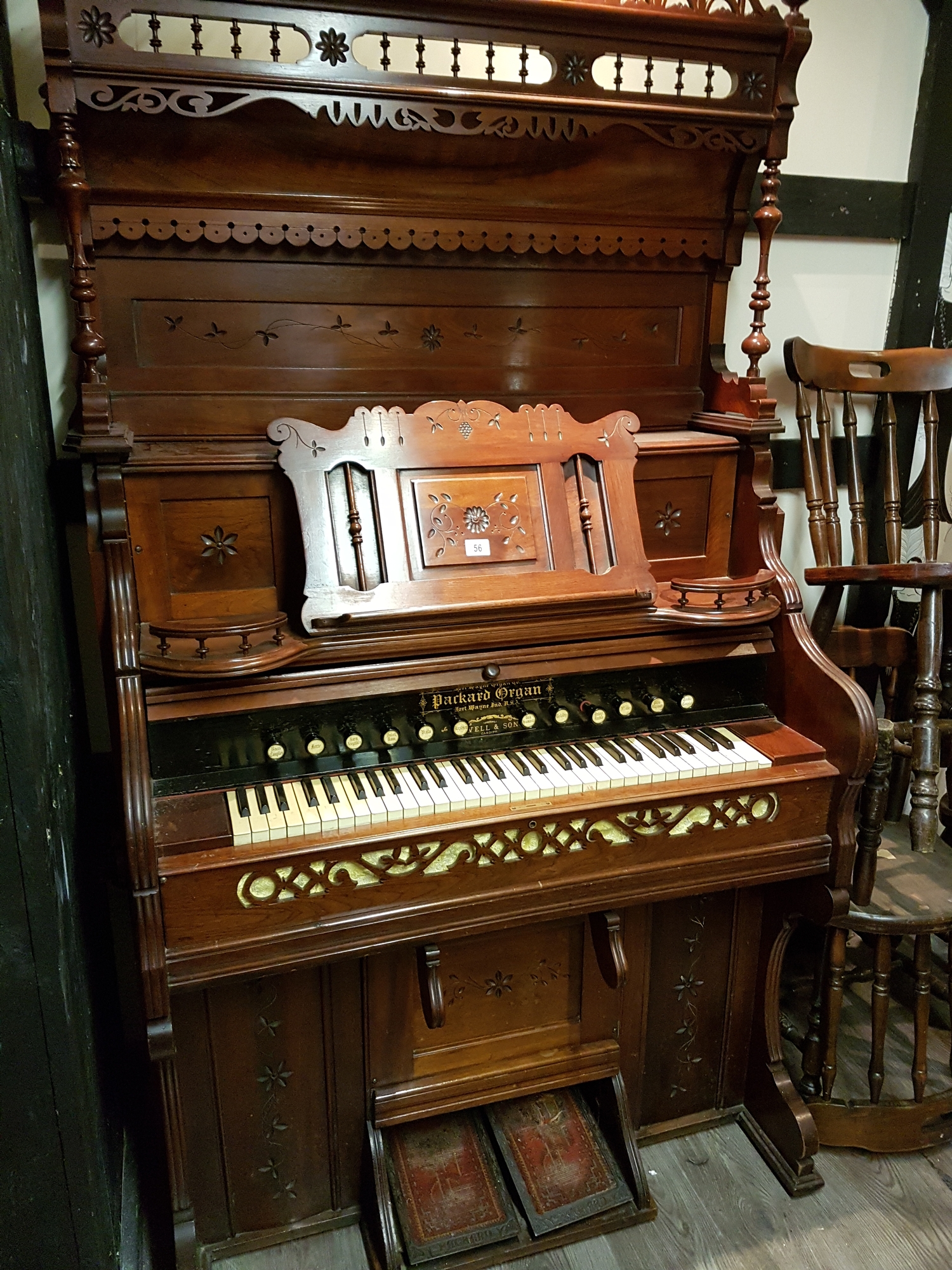 C1880's Packard Usa Pump organ fort Wayne Indiana usa