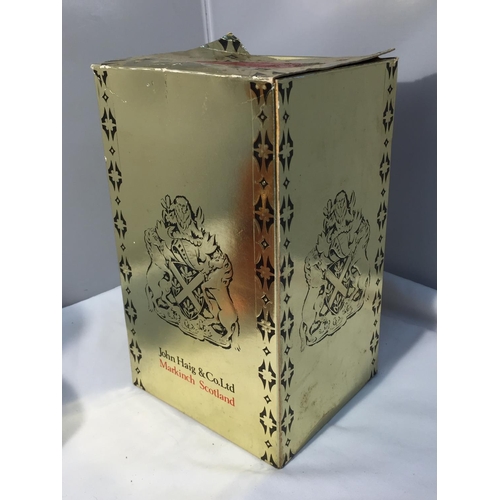 357 - A BOXED DIMPLE DE LUXE SCOTCH WHISKY 70 PROOF 26 2/3 FL.OZS. PROCEEDS TO BE DONATED TO EAST CHESHIRE... 