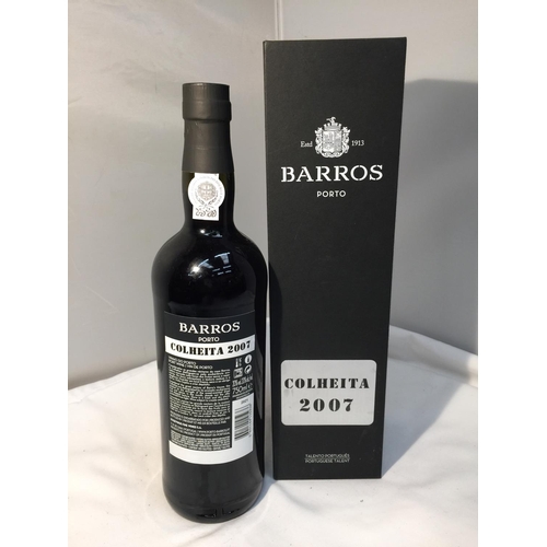 362 - A 75 CL BOTTLE OF 2007 BARROS PORT (CONSIDERED TO BE THE BEST YEAR OF THE DECADE)