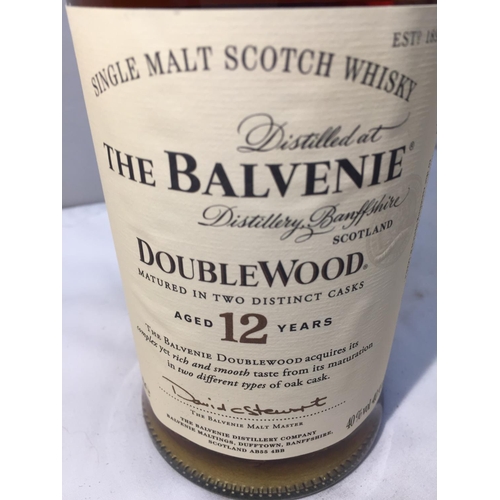 371 - A 70CL THE BALVENIE SINGLE MALT SCOTCH WHISKY DOUBLEWOOD MATURED IN TWO DISTINCT CASKS AGED 12 YEARS... 