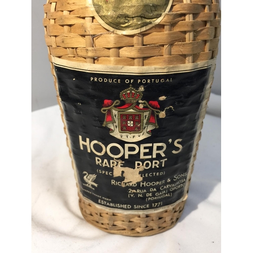 376 - A 75CL BOTTLE OF HOOPER'S SPECIALLY SELECTED RARE PORT PRODUCED IN PORTUGAL