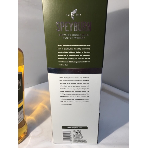 377 - A 70CL BOTTLE OF SPEYBURN SPEYSIDE SINGLE MALT SCOTCH WHISKY 10 YEARS AGED 40% VOL. PROCEEDS TO GO T... 