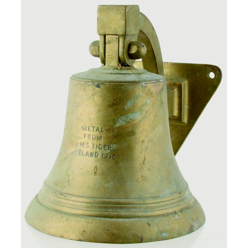 BRASS SHIPS BELL. From HMS Tiger a battle cruiser of the Roy... | Barnebys