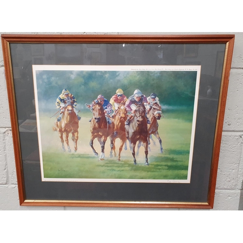34 - A Limited Edition signed coloured Print 1979 by Peter Curling along with another Vanity Fair coloure... 