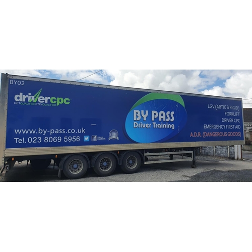 1 - Withdrawn. A 2003 Montracon triple axle Trailer in  pretty good condition (not in test) but with dam... 