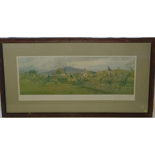 47 - The Tipperary at Tullamaine Gorse by F A Stewart. A Limited Edition coloured Print of 200. Signed by... 