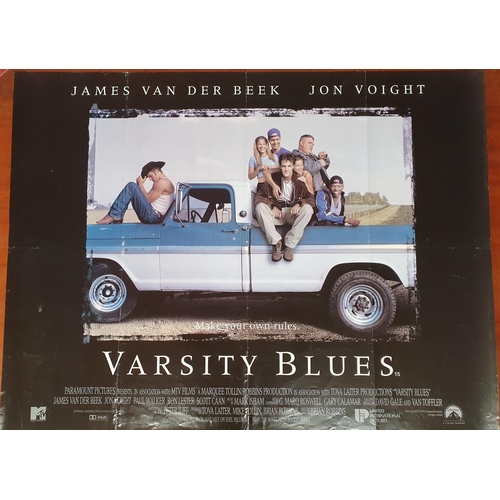 21 - A good selection of Movie Posters to include, Varsity Blues(F), Volcano(sml tear), Volcano(F), Verti... 