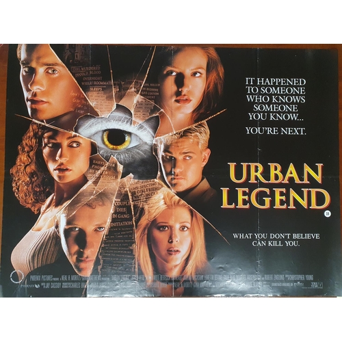 22 - A good selection of Movie Posters to include Urban Legend(F), Ultraviolet, Unleashed, United 93, Und... 