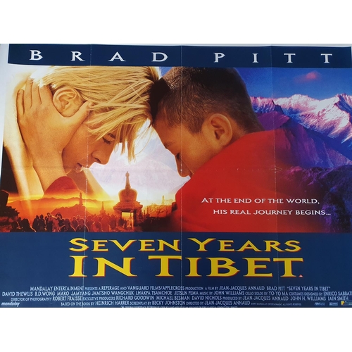 27 - A good selection of Movie Posters to include Seven years in Tibet, Signs, Signs, Signs, Swing, Saw, ... 