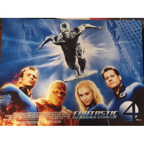 41 - A good selection of Movie Posters to include Fantastic Four x 2, From Hell, Fly Away Home, The Frigh... 
