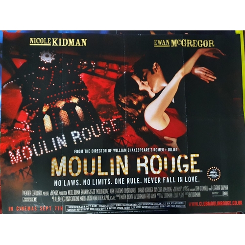 56 - A good selection of Movie Posters to include Moulin Rouge x 2, The Master of Disguise, Mighty Joe, M... 