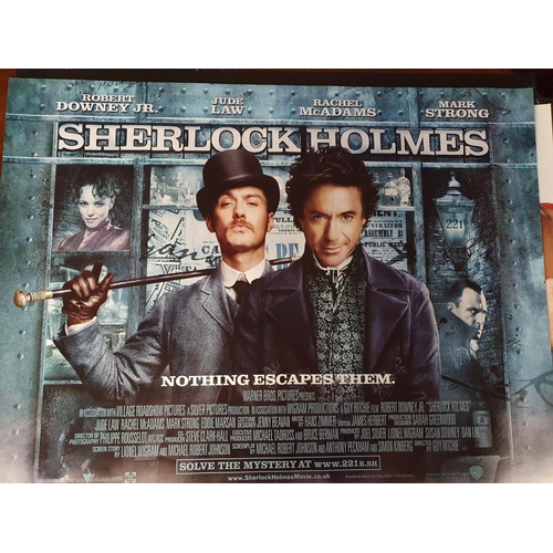 58 - A good selection of Movie Posters to include Sherlock Holmes, Stepbrothers, Scar, The Strangers, Sle... 