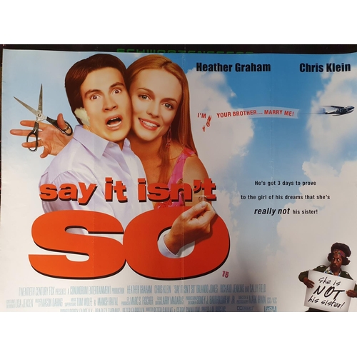 67 - A good selection of Movie Posters to include Say It Isn't So, The Skulls, The 6th Day, Shooting Fish... 