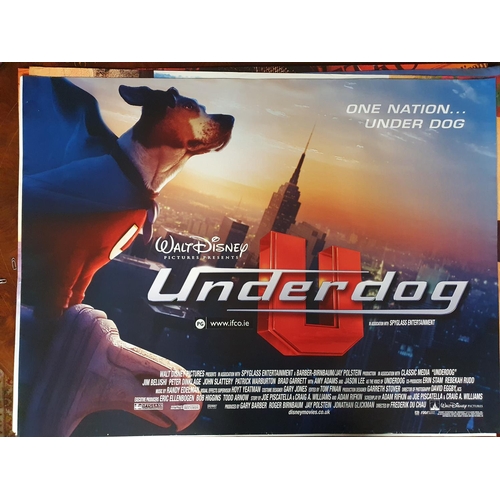72 - A good selection of Movie Posters to include The Ugly Duckling and Me, Underdog, Uptown Girls, Under... 