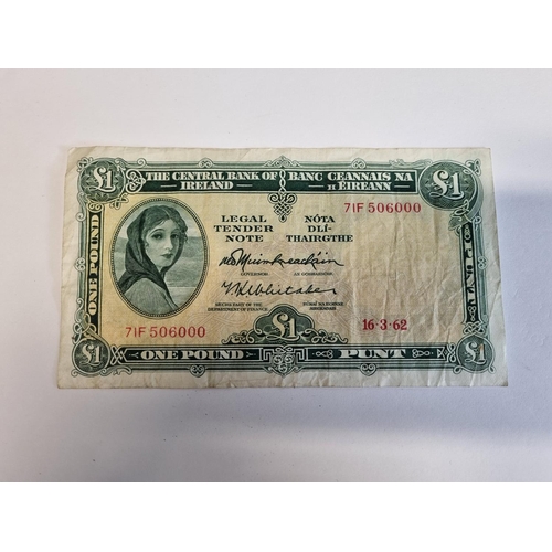 3 - A Lady Lavry £1 Note 1962.