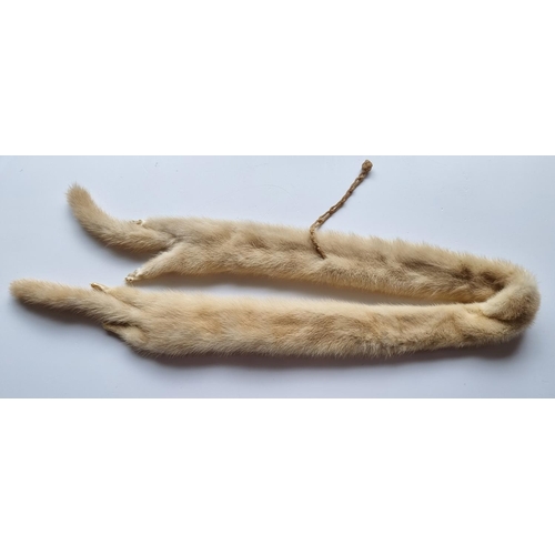 19 - Three Fur Stoles along with a Fur Hat.
