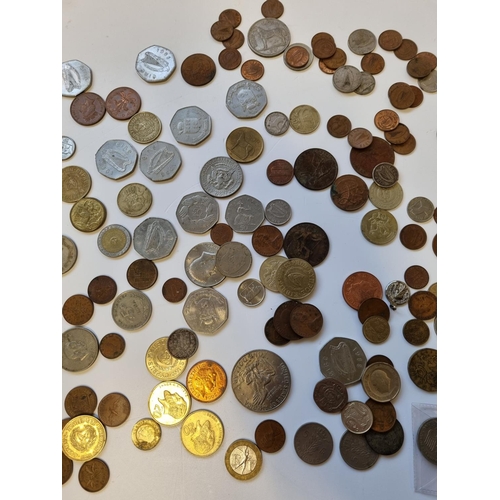 21A - A quantity of Irish and world Coinage.