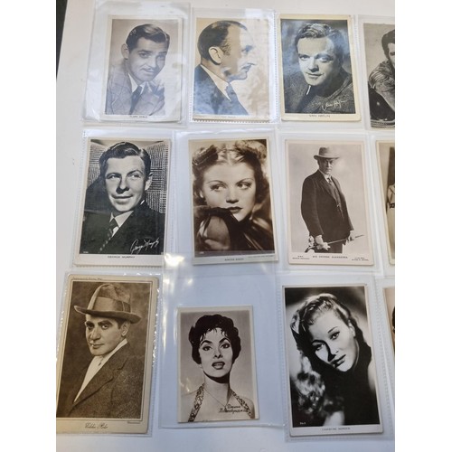 21B - A quantity of Vintage Post Cards of Famous Film Actors etc.