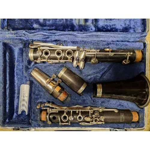 46 - A Barclay clarinet with carry case.