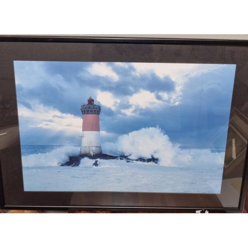 749 - Two Photographs of Lighthouses.