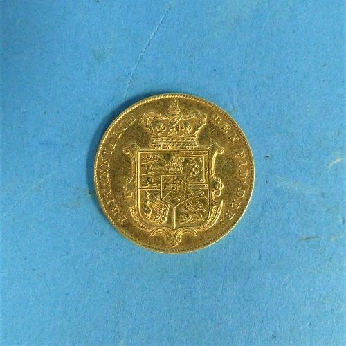 267 - A George IV gold Sovereign, shield-back, dated 1826.