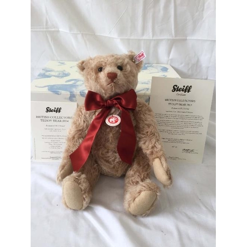 steiff 2014 collectors bear