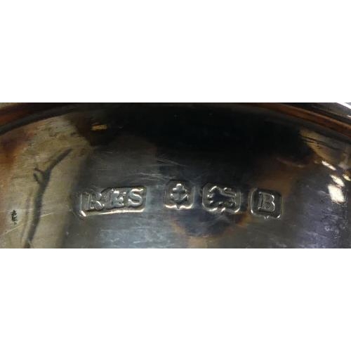 24 - A quantity of Damaged / Scrap Silver, including capstan inkwell, four napkin rings, sauce boat, hand... 