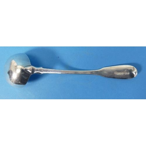 53 - A Victorian silver Table Spoon, by The Portland Co., hallmarked London, 1861, fiddle pattern, the ha... 