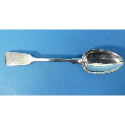 53 - A Victorian silver Table Spoon, by The Portland Co., hallmarked London, 1861, fiddle pattern, the ha... 