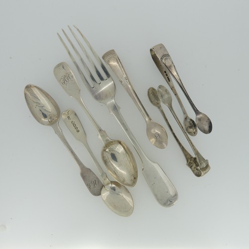 34 - A set of six George VI silver Old English pattern Teaspoons, by Atkin Brothers, hallmarked Sheffield... 