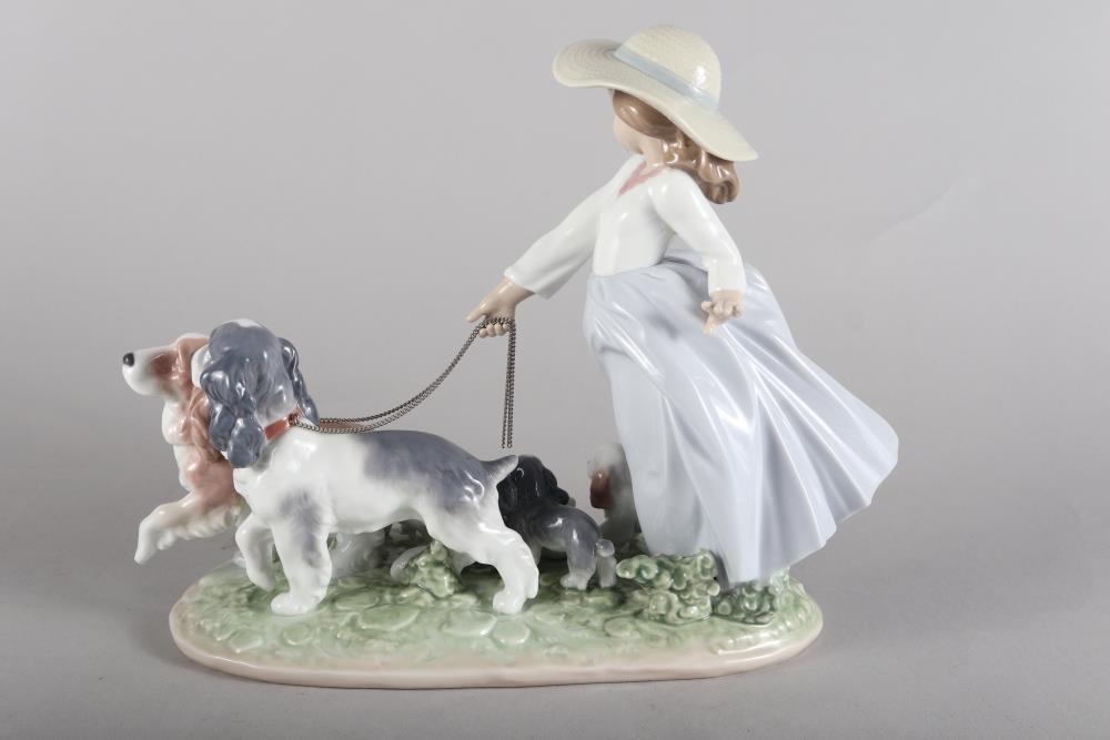 LLADRO 置物 child and dogs 激安特販 | softlove.com.br