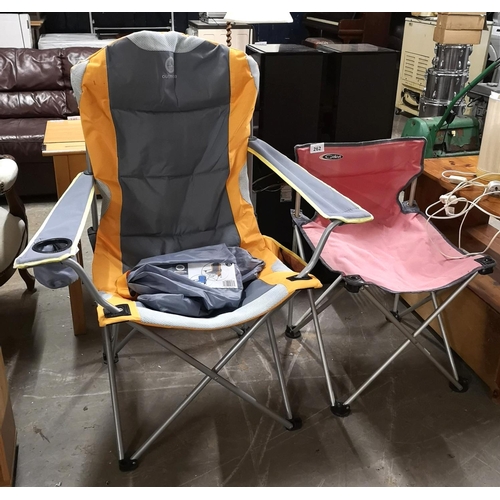 As new outmore folding camping chair 