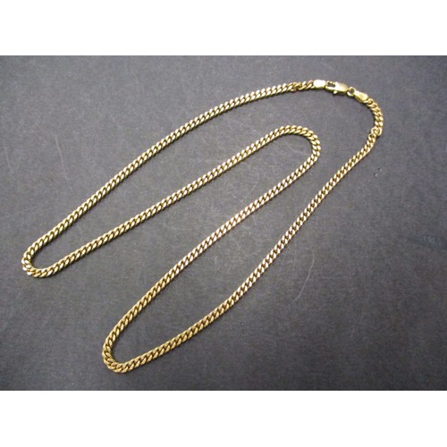 45 - A 9ct yellow gold necklace chain, approx. weight 19.2g approx. linear length 57cm