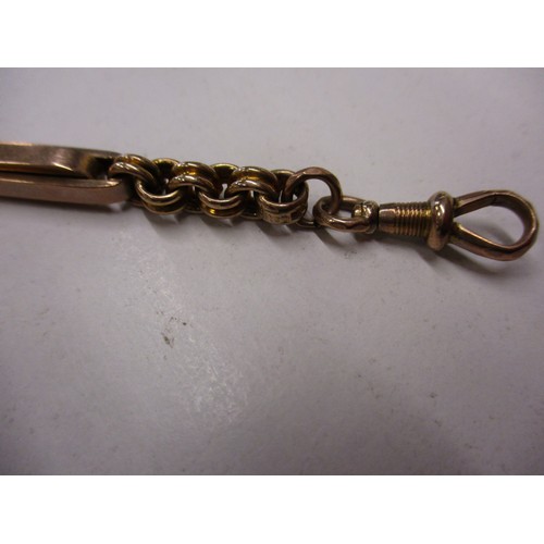48 - An antique 9ct gold Albert chain, approx. weight 25.5g approx. linear length 34cm