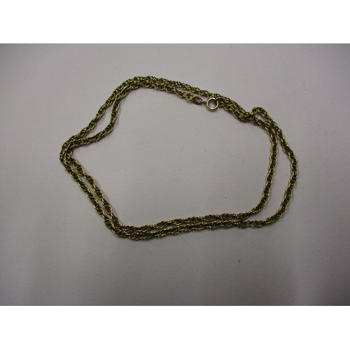 50 - A 9ct yellow gold necklace, approx. weight 11.3g approx. linear length 56cm