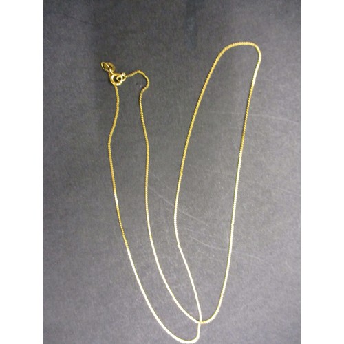 51 - An 18ct yellow gold fox tail necklace chain, approx. weight 2.4g