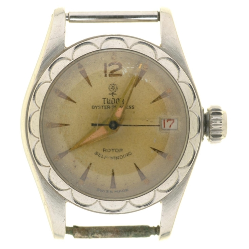 57 - A ROLEX TUDOR STAINLESS STEEL SELF WINDING WRISTWATCH OYSTER PRINCESS marked on caseback  Ref 7907, ... 