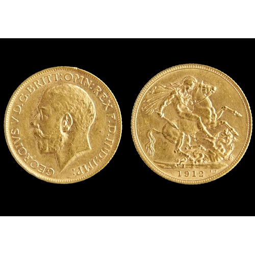 55 - GOLD COIN. SOVEREIGN 1912