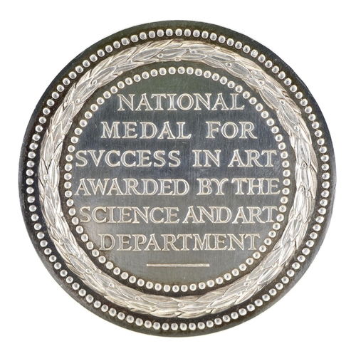 21 - Science and Art Department silver medal impressed W P Belks, stage 23c 1891, 54mm, 93g, very fine, m... 