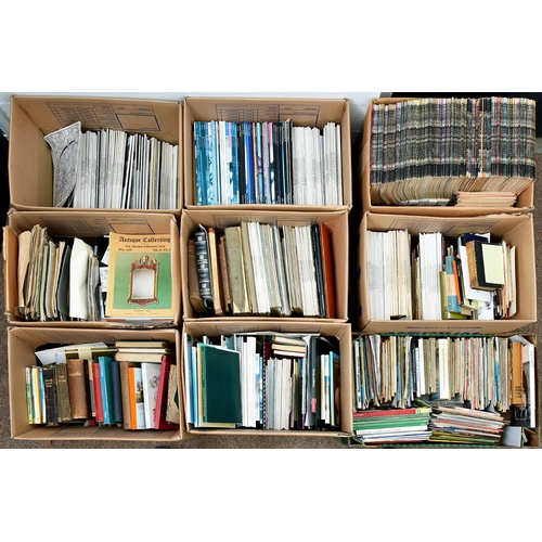 636 - Books. Miscellaneous general shelf stock, journals and magazines (9 boxes)