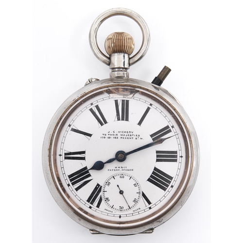 864 - An early electrically illuminated watch-timepiece, J C Vickery to Their Majesties, 179,181,183 Regen... 