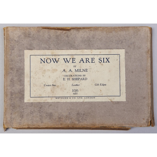 1423 - Milne (A A) - Now We Are Six..., first edition deluxe, illustrated, half title (slightly toned),  pi... 