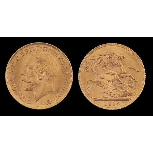38 - Gold Coin. Sovereign 1913
