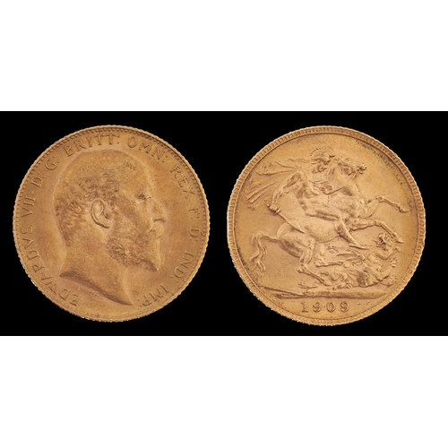 39 - Gold Coin. Sovereign 1909
