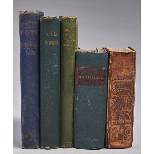 430 - Nottingham. Directories, comprising White's 1832, 1844, 1864 and 1902 and Bennett's Business Directo... 