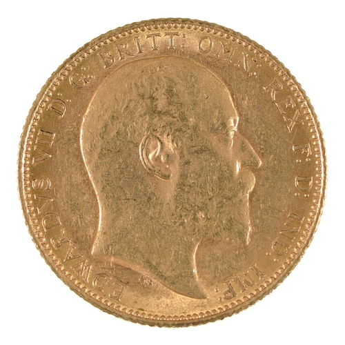 17 - Gold coin. Sovereign 1902