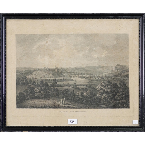 683 - William Byrne (1743-1805) and Thomas Medland (1755-1822) after Joseph Farrington RA - South View of ... 