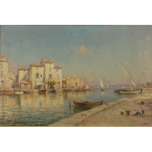 686 - Henry Malfroy (1895-1944) - Martigues Cote d'Azur, signed and inscribed Martigues, oil on canvas, 52... 
